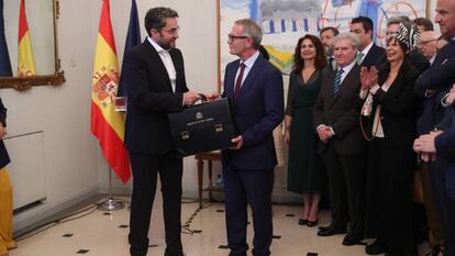 José Guirao recibe la cartera del Ministro de Cultura de Màxim Huerta.