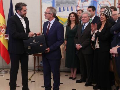 José Guirao recibe la cartera del Ministro de Cultura de Màxim Huerta.
