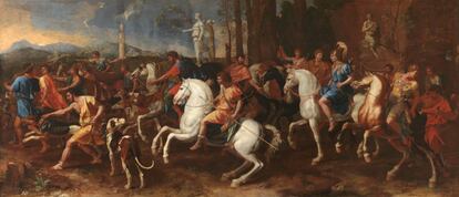 ‘La caza de Meleagro’, de Nicolas Poussin (óleo sobre lienzo, 1634-39).