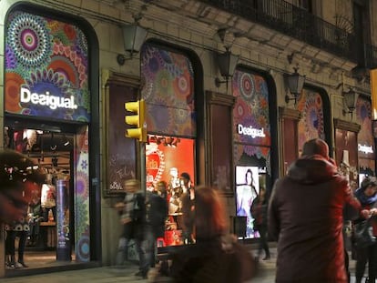 Botiga de Desigual a la Rambla de Barcelona.