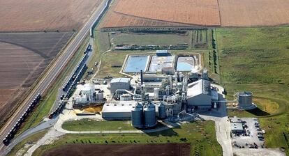 Planta de bioetanol que Abengoa tiene en York, Nebraska (Estados Unidos).