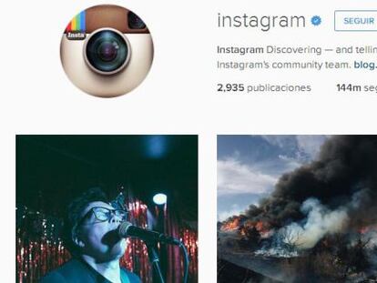 Portada de Instagram en Twitter.