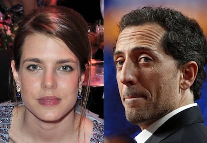 Carlota Casiraghi y Gad Elmaleh.