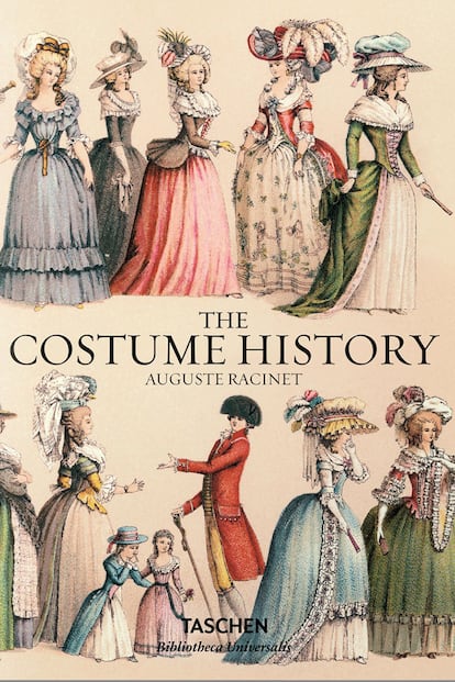 Auguste Racinet: 'The Costume History' (Taschen; 14,99 euros)

Un referente para estudiantes, diseñadores, historiadores, y todo amante de la moda que se precie. Originalmente publicado entre 1877 y 1888, el estudio de Racinet sobre la historia de la indumentaria es uno de los más completos. Una recopilación de ilustraciones y descripciones del estilo etrusco a los vestidos de alta costura de la mujer francesa.