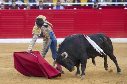 El Juli, en una corrida el pasado 26 de marzo en Murcia.