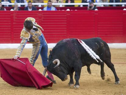 El Juli, en una corrida el pasado 26 de marzo en Murcia.