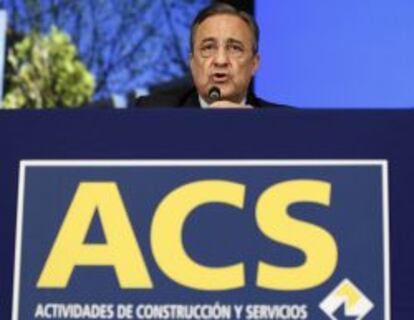 Florentino P&eacute;rez, presidente de ACS.