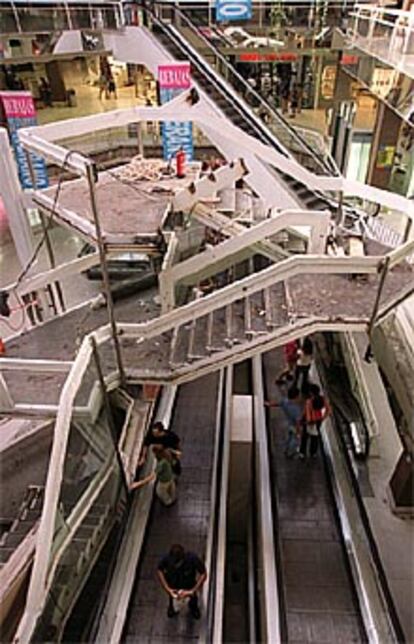 El centro comercial La Vaguada, en el barrio de El Pilar.