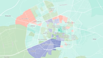 Los resultados de las elecciones en el País Vasco, calle a calle