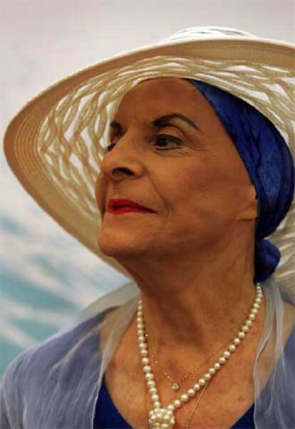 Alicia Alonso, ayer, durante la rueda de prensa.