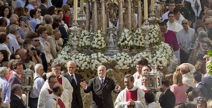 Procesi&oacute;n del Corpus Christi en Sevilla el jueves pasado.