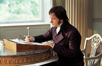 El actor Matthew Macfadyen, en una escena de Orgullo y prejuicio (Joe Wright, 2005).