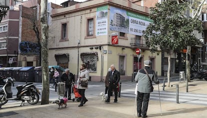 Una promoció d'obra nova en la rambla Just Oliveras de L'Hospitalet de Llobregat