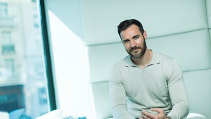 Saúl Craviotto posa en el Espacio Movistar, en Madrid, donde se celebró la entrevista.