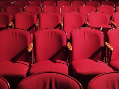 Butacas de una sala de teatro. 