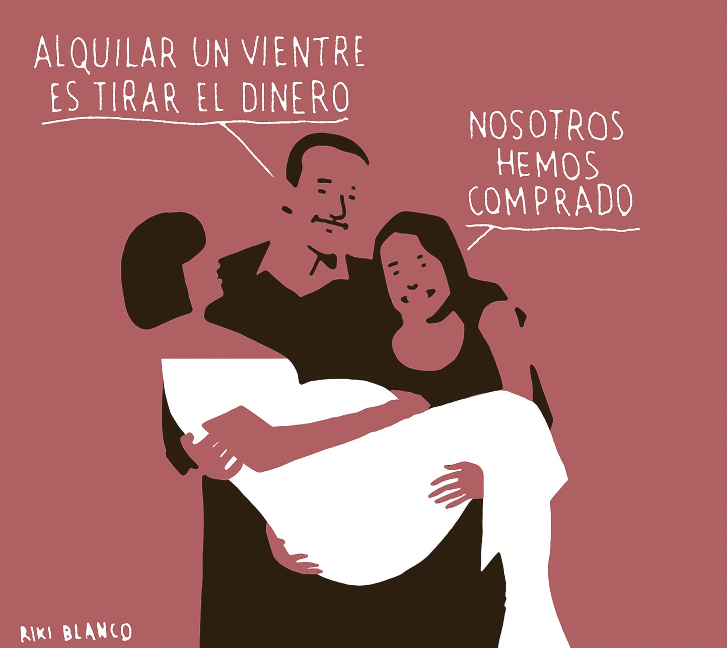 Riki Blanco: vientre comprado