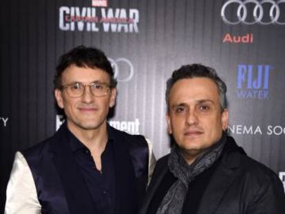 Los directores de cine y hermanos Anthony (izquierda) y Joe Russo, en el estreno de &#039;Capit&aacute;n Am&eacute;rica: Civil War&#039;, el 4 de mayo en Nueva York.