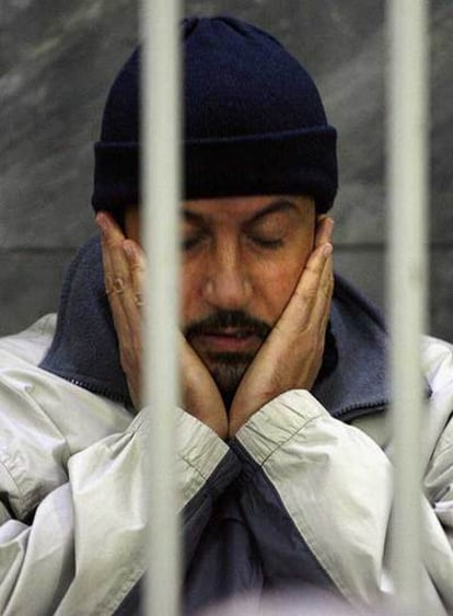 Rabei Osman, <i>Mohamed el Egipcio,</i> la semana pasada poco antes de la lectura de la sentencia.