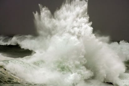 Imagen de las olas en A Coruña
