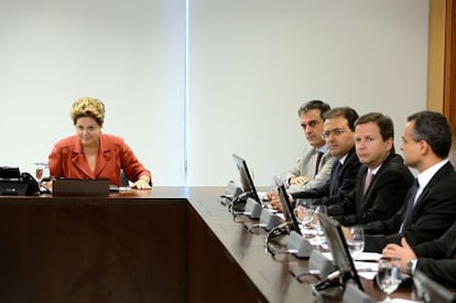 Una reuni&oacute;n de Rousseff con congresistas