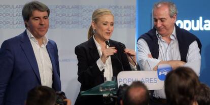 Cristina Cifuentes valora los resultados electorales