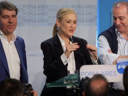 Cristina Cifuentes valora los resultados electorales