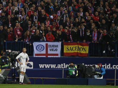 Cristiano Ronaldo, o maior artilheiro do d&eacute;rbi de Madri.