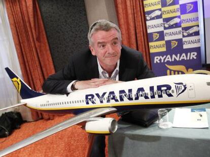 Michael O&acute; Leary presidente de la compa&ntilde;&iacute;a a&eacute;rea Ryanair