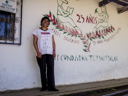 María del Coral Morales, directora del instituto Tetsijtsilin.