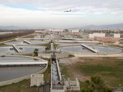 La planta depuradora del Baix Llobregat.