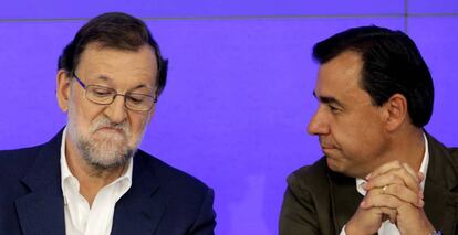 Mariano Rajoy y Fernando Martínez-Maillo.
