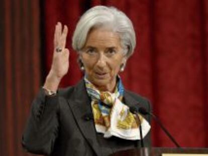 La directora del Fondo Monetario Internacional (FMI), Christine Lagarde. 