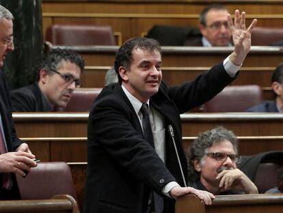 Alfred Bosch, en un pleno del Congreso