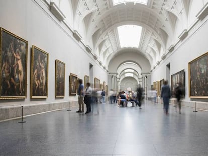 Una sala del Museo del Prado, en 2019.