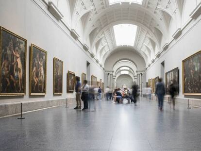 Una sala del Museo del Prado, en 2019.