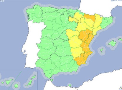 Previsión de la AEMET para el 8 de agosto