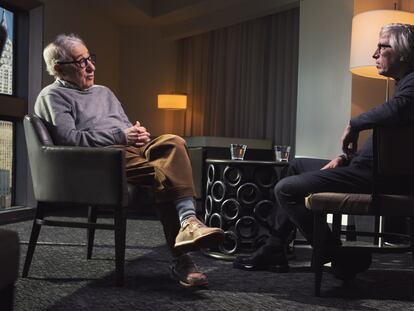 Woody Allen y David Trueba, en su encuentro en Nueva York