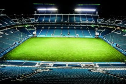 El campo de fútbol: el nuevo hábitat de los drones.