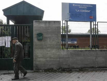 Escuela Infantil La Cornisa, en el barrio de Almendrales del distrito de Usera. 