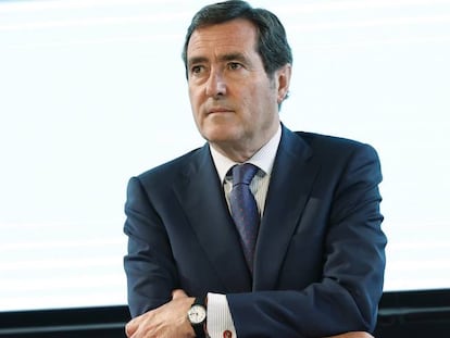 Antonio Garamendi, presidente de la patronal CEOE.