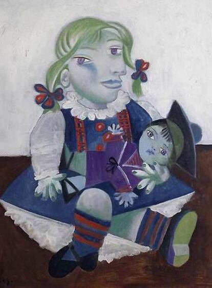 <i>Maya à la poupée</i> (1938), de Pablo Picasso, obra robada en casa de una nieta del artista