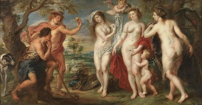 El judici de París (1638), de Rubens.