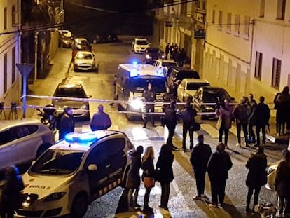 La calle N&agrave;pols de Terrassa, donde se ha producido el crimen.