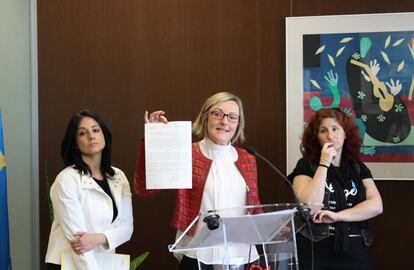La consejera de Vivienda, María José Salvador.
