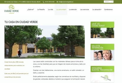 La web de la empresa también promulga que la sociedad “debe basarse en el desarrollo sostenible y el respeto por el medio ambiente”. Pero para construir Ciudad Verde la Xunta está recalificando un monte comunal de 173 hectáreas hoy ocupado por bosques