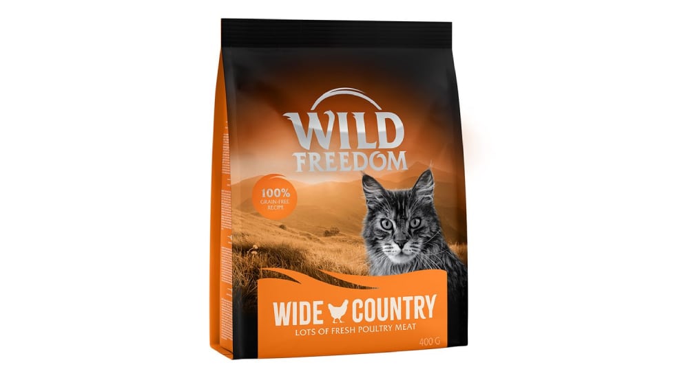 Pienso sin cereales para gatos Wild Freedom Adult Wide.