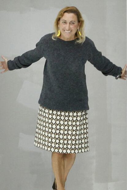 Miuccia Prada, en Miln en septiembre de 2010.