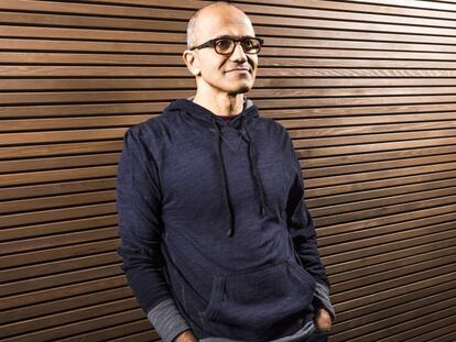 Satya Nadella, CEO de Microsoft, uno de los 100 personajes más influyentes de 2017 según la revista 'Time'.