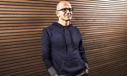 Satya Nadella, CEO de Microsoft, uno de los 100 personajes más influyentes de 2017 según la revista 'Time'.