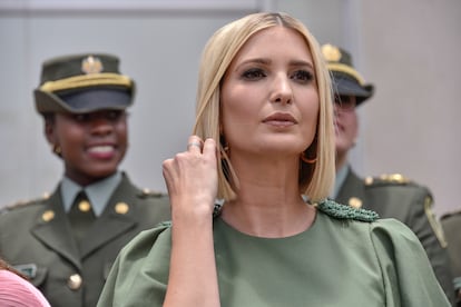 Ivanka Trump en su visita a Colombia.